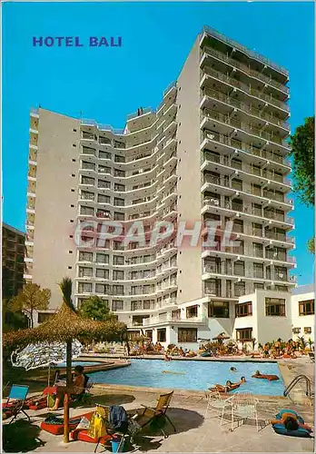 Moderne Karte Hotel Bali El Arenal (Mallorca)