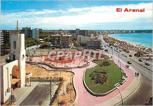 Moderne Karte El Arenal Playa de Palma Mallorca