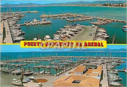 Moderne Karte Puerto Deportivo El Arenal Mallorca