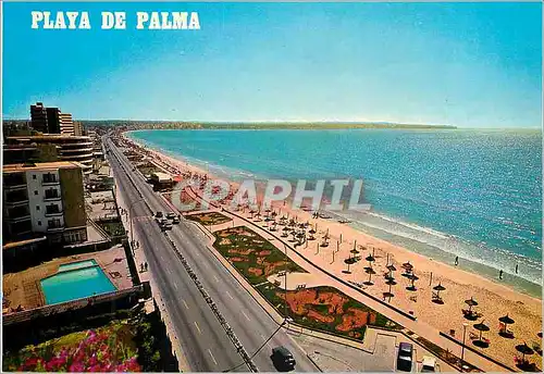 Moderne Karte Mallorca (Baleares) Espana El ArenalPlaya de Palma