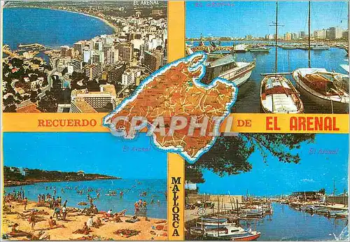 Cartes postales moderne Recuerdo de El Arenal Mallorca