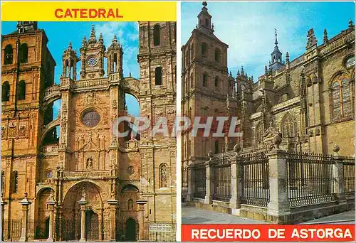 Cartes postales moderne Catedral Recuerdo de Astorga (Leon)