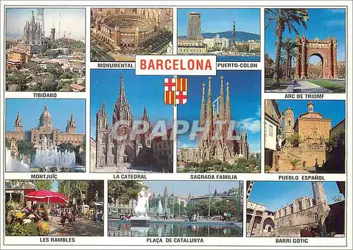 Cartes postales moderne Barcelona Divers Aspects