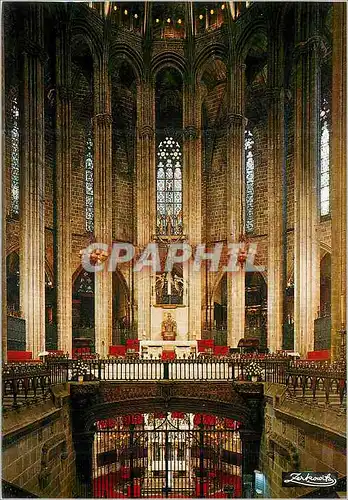 Cartes postales moderne Barcelona Cathedrale Autel Major et Crypte de Santa Eulalia