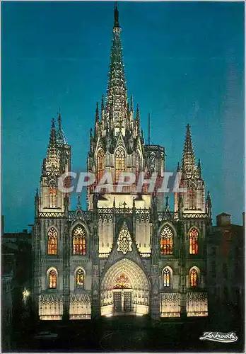 Cartes postales moderne Barcelona La Cathedrale