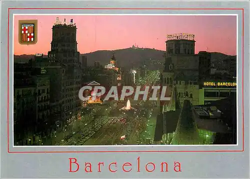 Cartes postales moderne Barcelona Promenade de Gracia