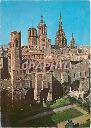 Cartes postales moderne Barcelona Quartier Gothique Place Berenguer