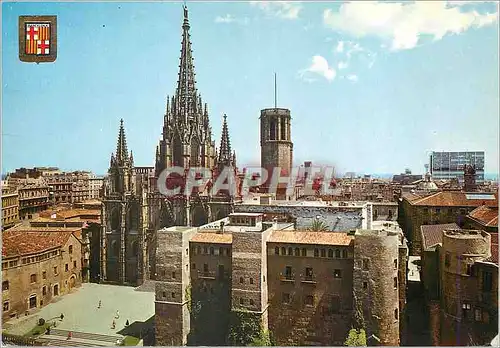 Cartes postales moderne Barcelona Cathedrale et Quartier Gothique