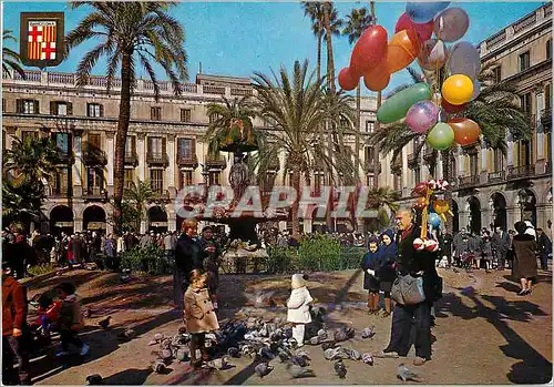 Cartes postales moderne Barcelona Place Royal