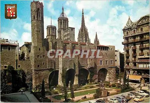 Cartes postales moderne Barcelona Place Berenguer et Grande