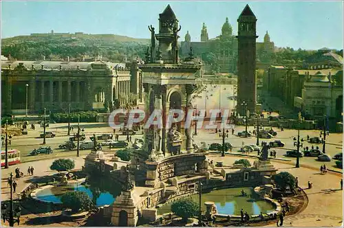 Cartes postales moderne Barcelona Place d'Espagne