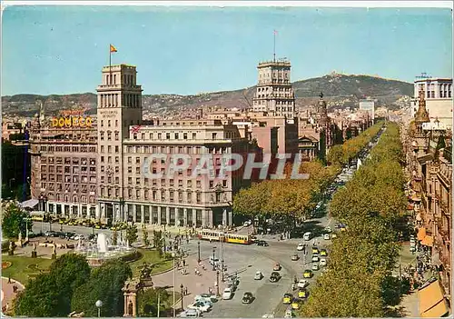 Cartes postales moderne Barcelona Promenade de Gracia