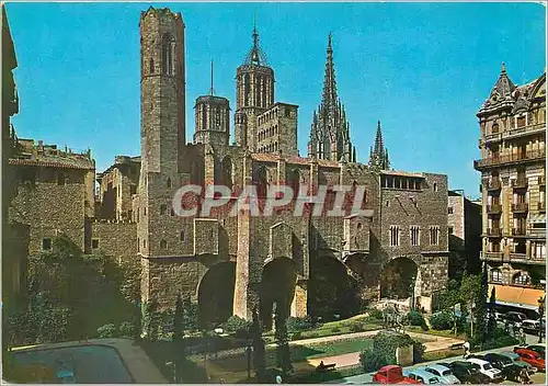Cartes postales moderne Barcelona Quartier Gothique Place Berenguer