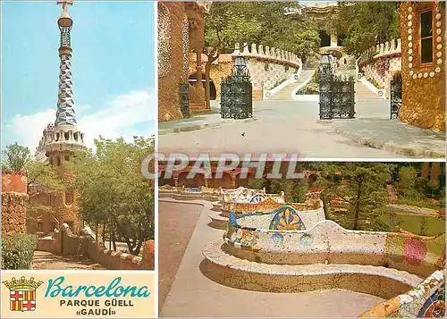 Cartes postales moderne Barcelona Parque Guell Gaudi