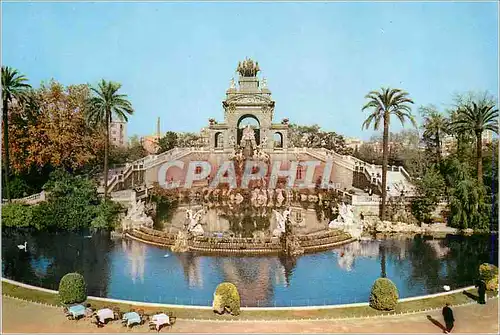 Cartes postales moderne Barcelona Parc de la Citadelle Fontaine Monumental