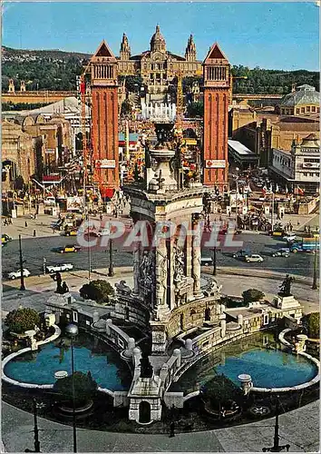 Cartes postales moderne Plaza Place d'Espagne et Foire de Echantillons