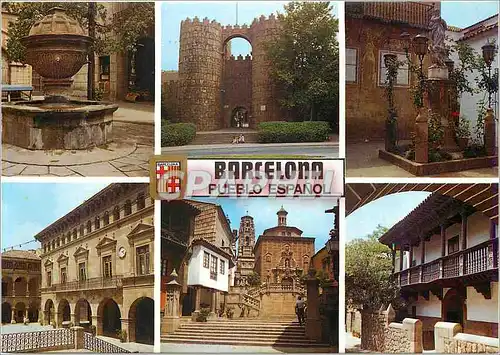 Cartes postales moderne Barcelona Pueble Espagnole Divers Aspects