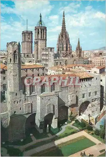 Cartes postales moderne Barcelona Place Roman