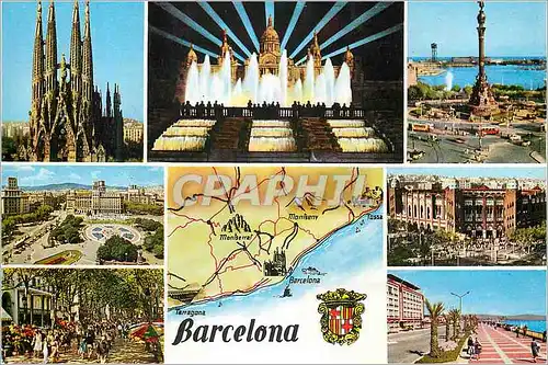 Cartes postales moderne Barcelona L'Hidalgue Cosmopolite et Monumentale