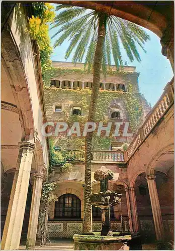 Cartes postales moderne Barcelona Quartier Gothique Maison du Arcedina