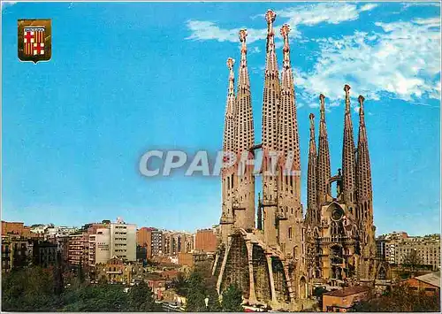 Cartes postales moderne Barcelona Temple de la Sagrada Familia