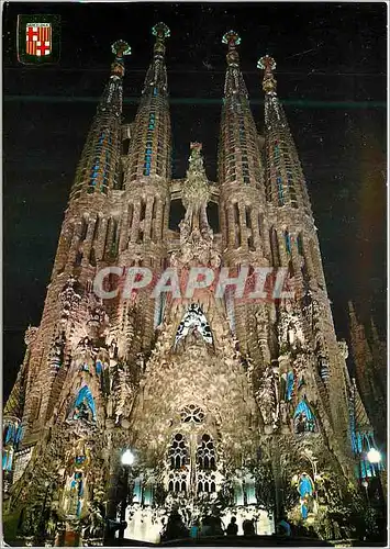 Cartes postales moderne Barcelona Temple de la Sainte Famille