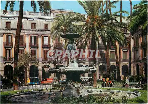 Cartes postales moderne Barcelona Plaza Real