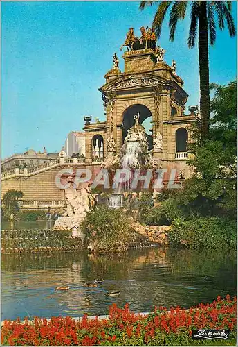 Cartes postales moderne Barcelona Parc de la Ciudadela Cascade