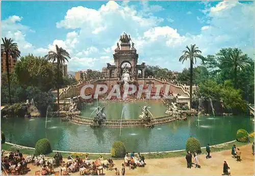 Cartes postales moderne Barcelona Cascade du Parc de la Citadelle