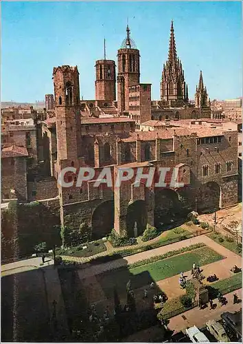 Moderne Karte Barcelona Quartier Gothique