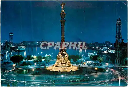 Cartes postales moderne Barcelona Mt a Cristophe Colomb