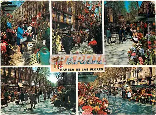 Cartes postales moderne Barcelona Rambla de Las Flores