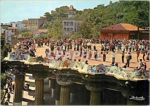 Cartes postales moderne Barcelona Parc Guell Aplec de Sardanes