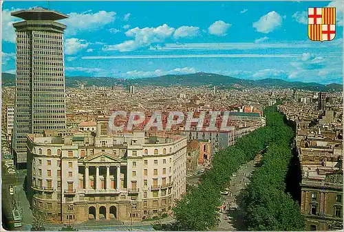 Cartes postales moderne Barcelona Avenue Las Ramblas