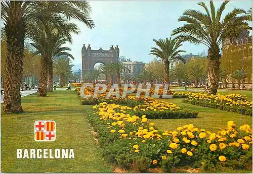 Cartes postales moderne Barcelona Barcelona Salon de Victor Pradera et Arc de Triomphe