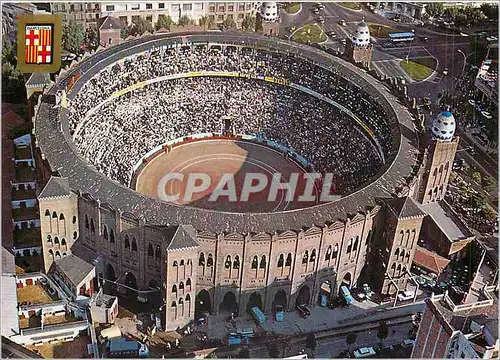 Cartes postales moderne Barcelona Place Monumental Vue Aerienne