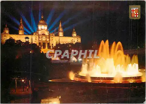 Cartes postales moderne Barcelona Font de Montjuic