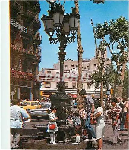 Moderne Karte Barcelona Fontaine de Canaletas