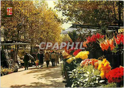 Cartes postales moderne Barcelona Las Ramblas