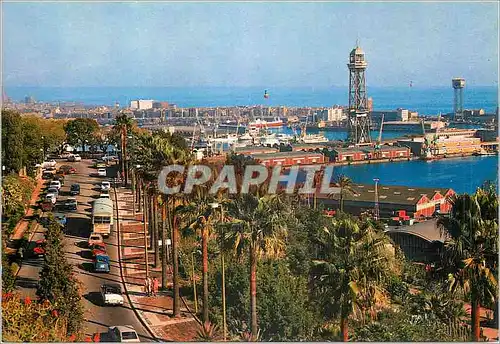 Cartes postales moderne Barcelona Vue Partielle du Port