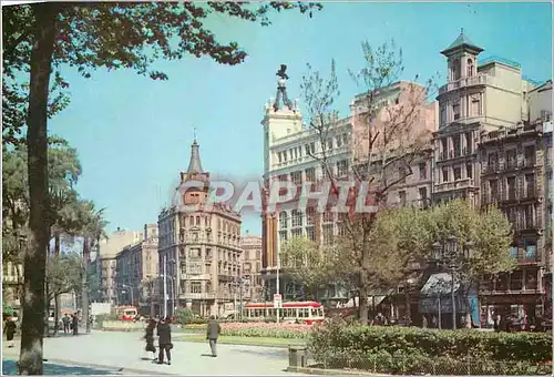 Moderne Karte Barcelona Place de L'Universite