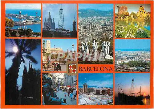 Cartes postales moderne Barcelona Aspects Divers