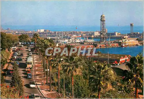 Cartes postales moderne Barcelona Vue Partielle du Port