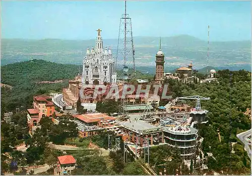 Cartes postales moderne Barcelona Tibidabo Vista Aerea