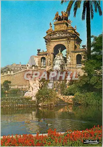 Cartes postales moderne Barcelona Parc de la Ciudadela cascade