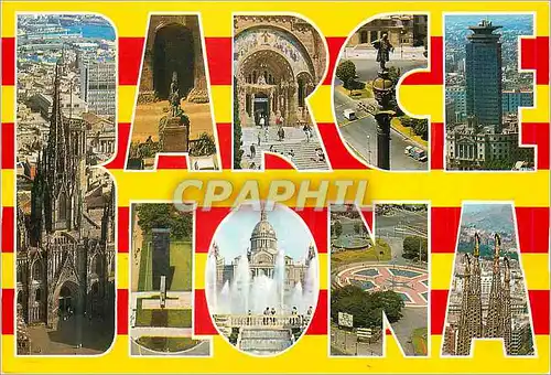 Cartes postales moderne Barcelona