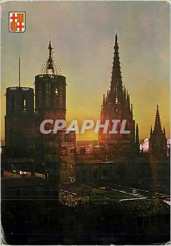 Cartes postales moderne Barcelona La Cathedrale