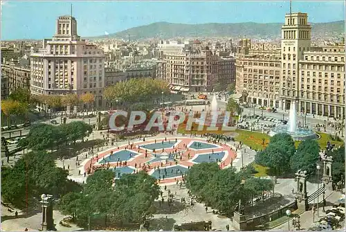 Cartes postales moderne Barcelona Place de cataluna