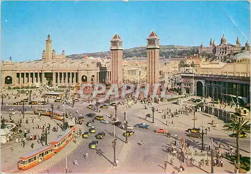 Cartes postales moderne Barcelona La Place d'espagne