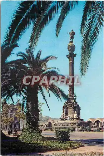 Cartes postales moderne Barcelona Monument a Colomb